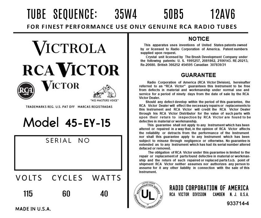 RCA-45EY15