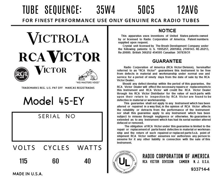 RCA-45EY