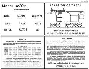 RCA-45X113