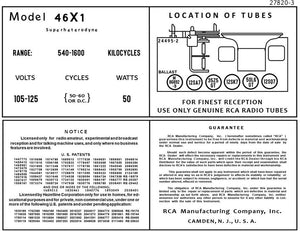 RCA-46X1