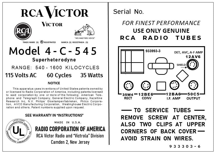 RCA-4C545