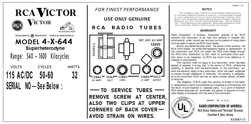 RCA-4X644