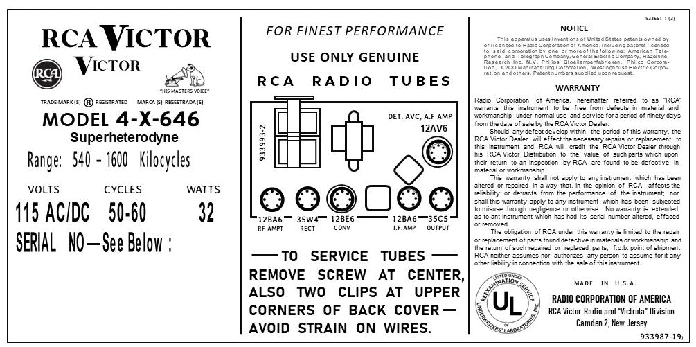 RCA-4X646