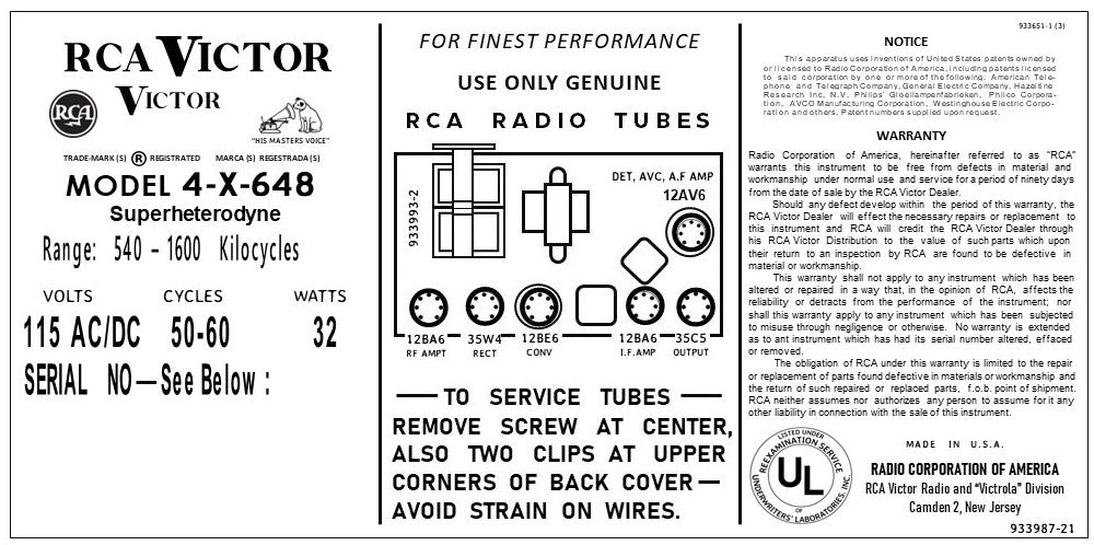 RCA-4X648