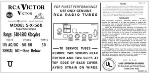 RCA-5X560
