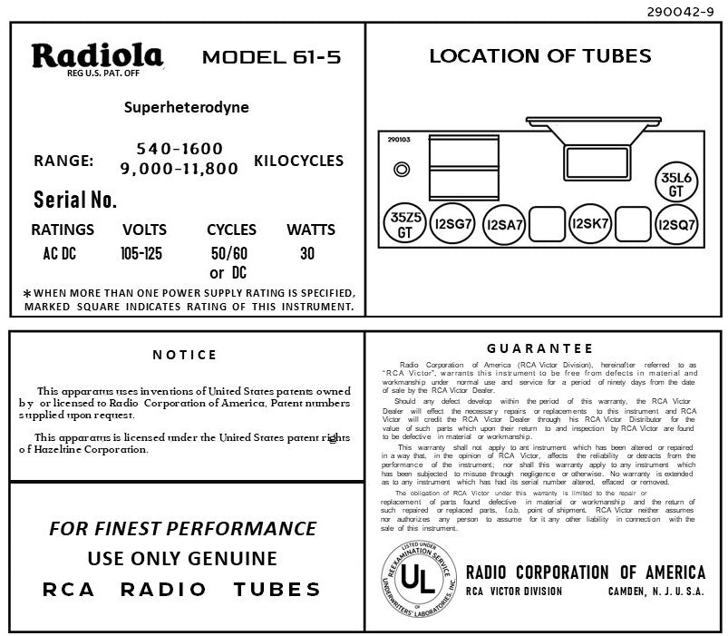 RCA-61-5