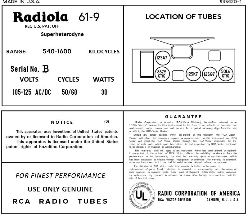 RCA-61-9
