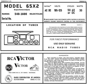 RCA-65X2RCA-2