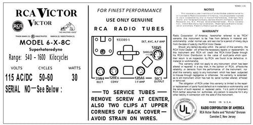 RCA-6X8C
