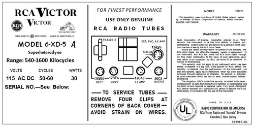 RCA-6XD5A