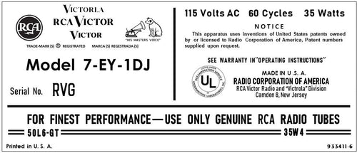 RCA-7EY1DJ