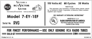 RCA-7EY1EF