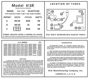 RCA-813K