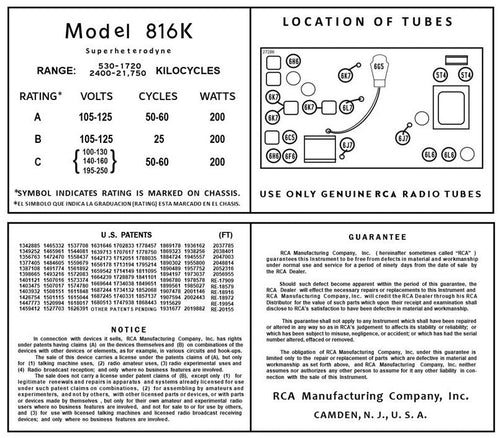 RCA-816K