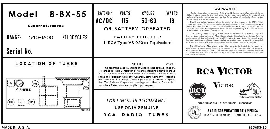 RCA-8BX55