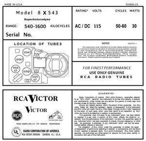 RCA-8X543