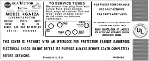 RCA-RGA12A