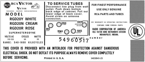 RCA-RGD20Y-RGD20N-RGD20R