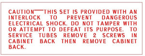 REGENCY-PR35B2-CAUTION