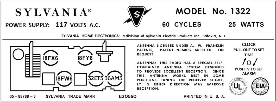 SYLVANIA-1322