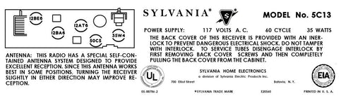 SYLVANIA-5C13