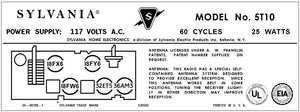 SYLVANIA-5T10