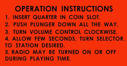 Tradio-TU6_OPERATION_INSTRUCTIONS