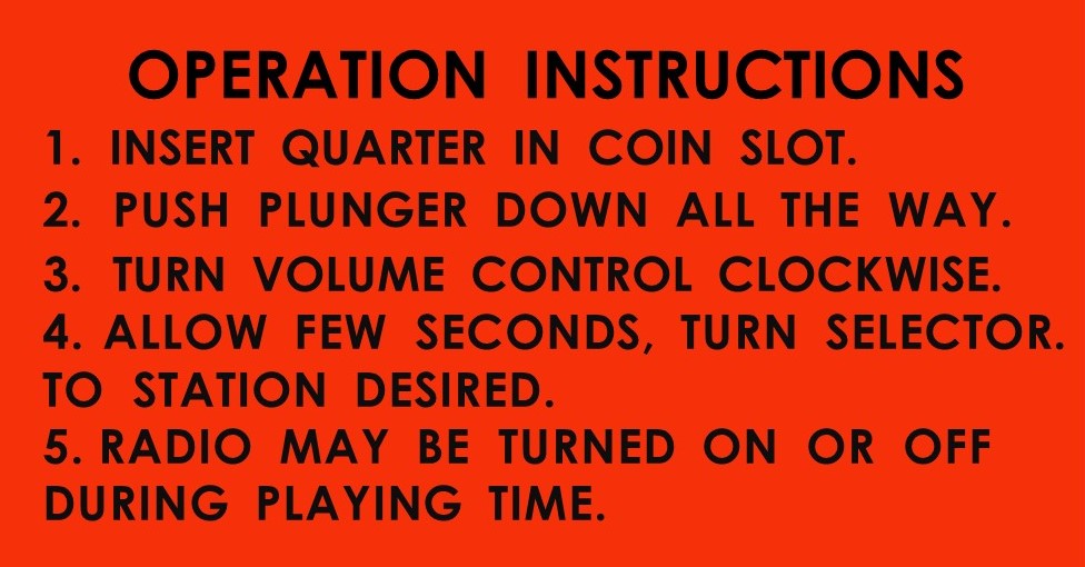 Tradio-TU6_OPERATION_INSTRUCTIONS