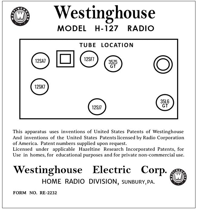 WESTINGHOUSE-H127