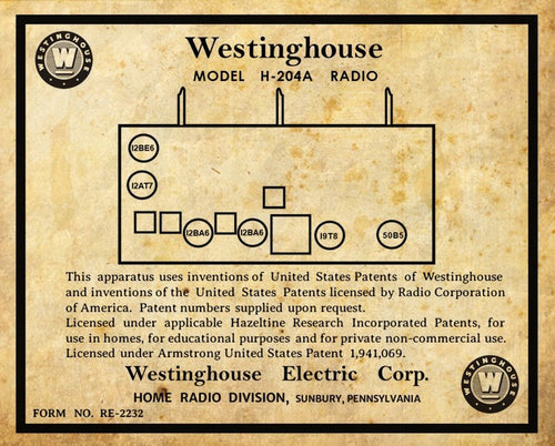 WESTINGHOUSE-H204A-SOILED