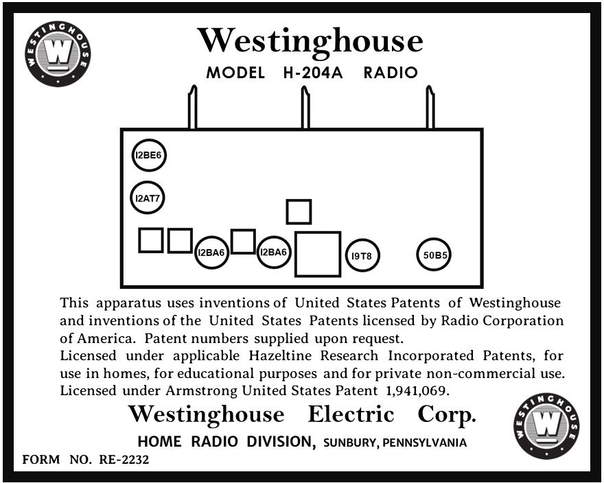 WESTINGHOUSE-H204A