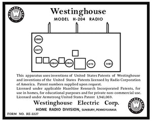 WESTINGHOUSE-H204