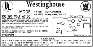 WESTINGHOUSE-H632T5-H633T5