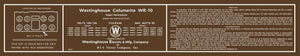 WESTINGHOUSE-WR10