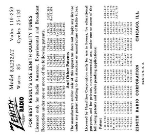 ZENITH-8A232AT