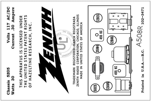 ZENITH-A508R