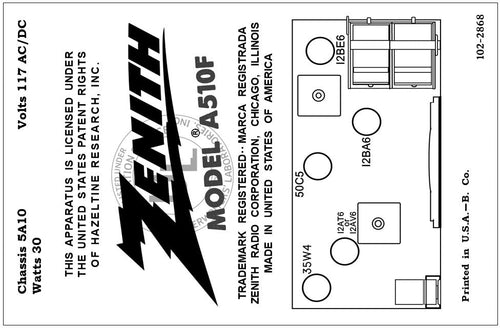 ZENITH-A510F
