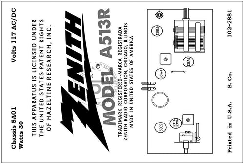 ZENITH-A513R