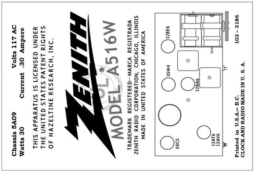 ZENITH-A516W