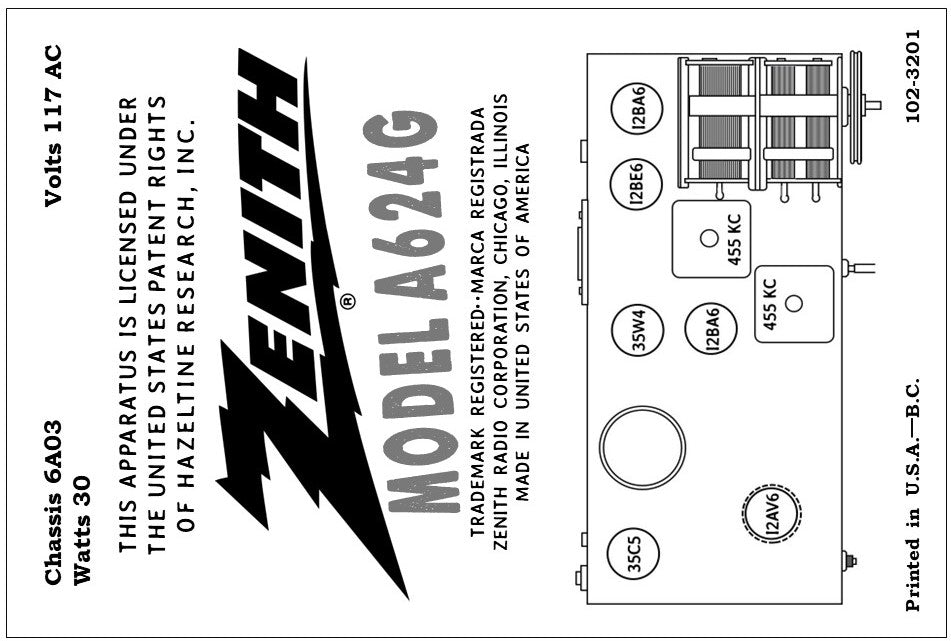 ZENITH-A624G