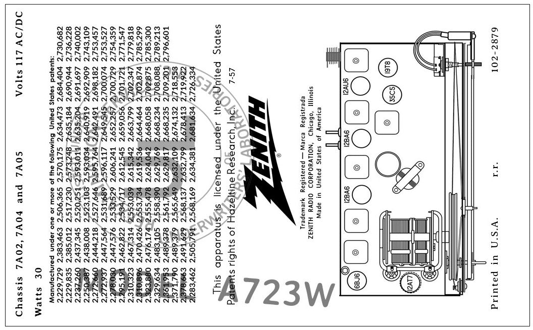 ZENITH-A723W