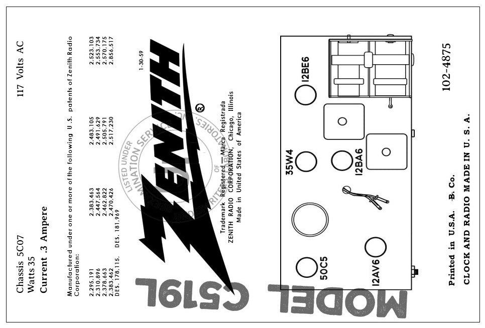 ZENITH-C519L