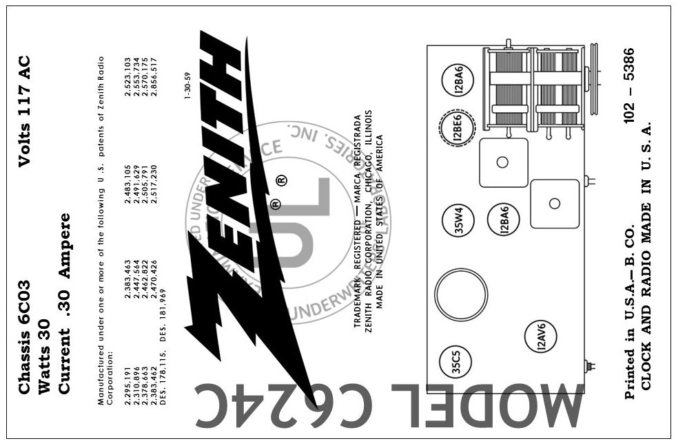 ZENITH-C624C