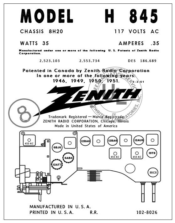 ZENITH-H845