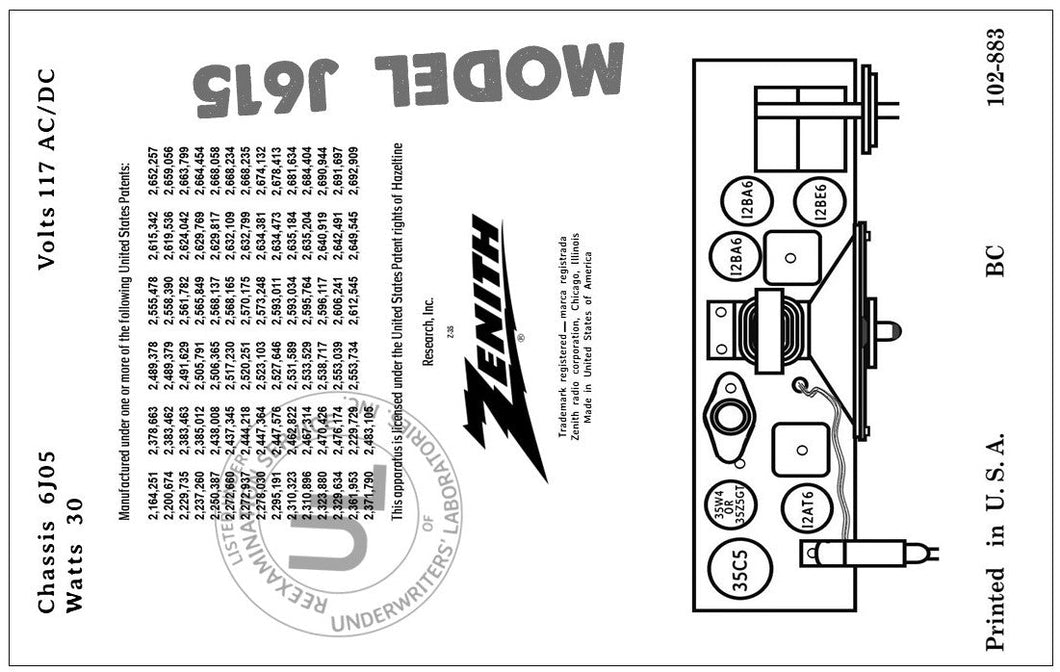ZENITH-J615