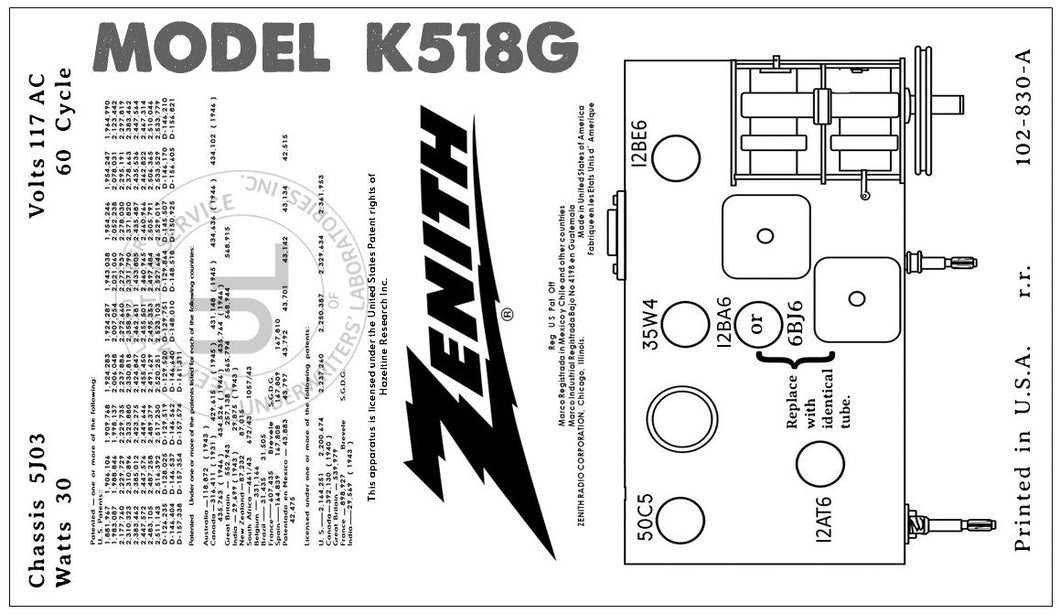 ZENITH-K518G