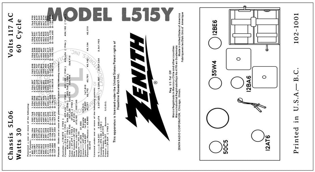 ZENITH-L515Y