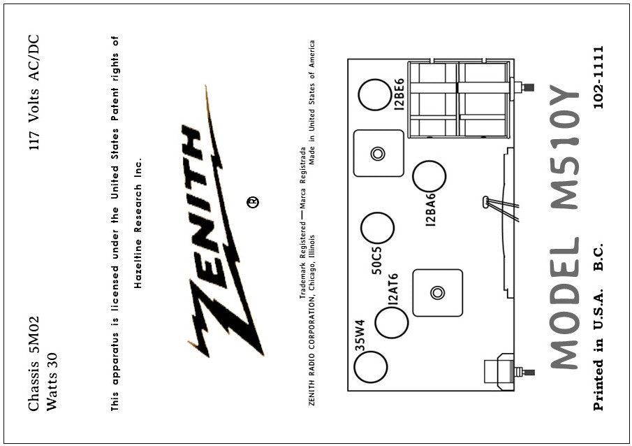 ZENITH-M510Y