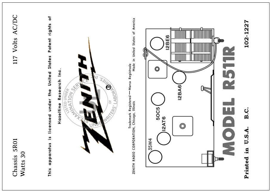 ZENITH-R511R