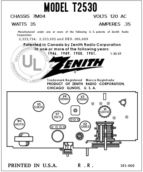ZENITH-T2530